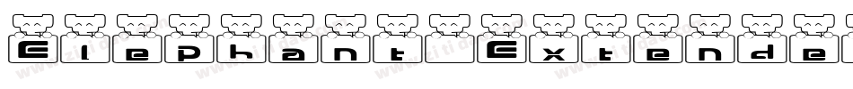 Elephant Extended Bold字体转换